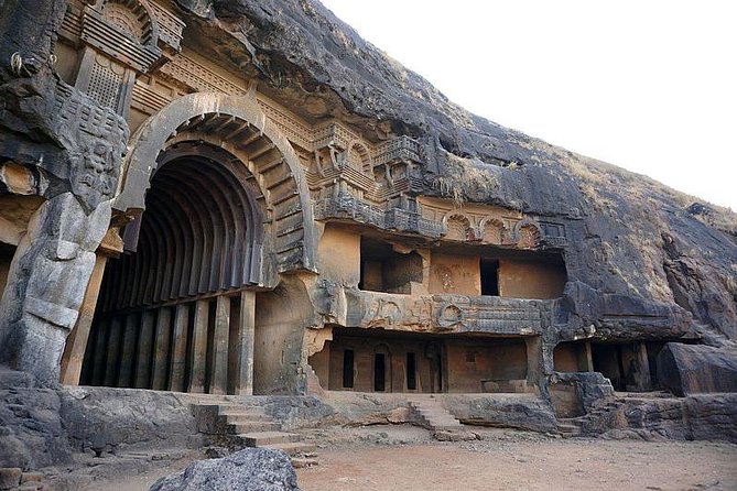2000 year old Buddhist trail to Karla & Bhaja Caves as a day trip from Mumbai - Karla Caves: the horseshoe windows and the climb you should plan for