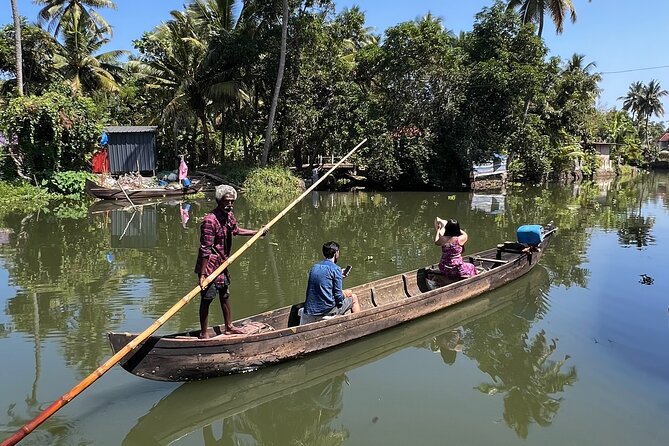 6hrs Alleppey Houseboat Tour-Serene Canals, Local Life & Food. - Kayalchira Dock and Meenappally: A Calm Pause by Water