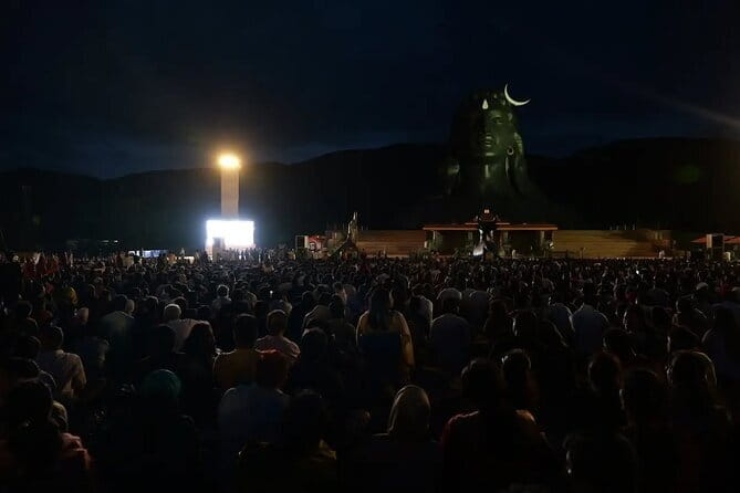 Adiyogi 3D Light Show – A Spectacle of Light, Sound - Coimbatore - At Isha Yoga Centre: The 112-foot Adiyogi statue as the anchor