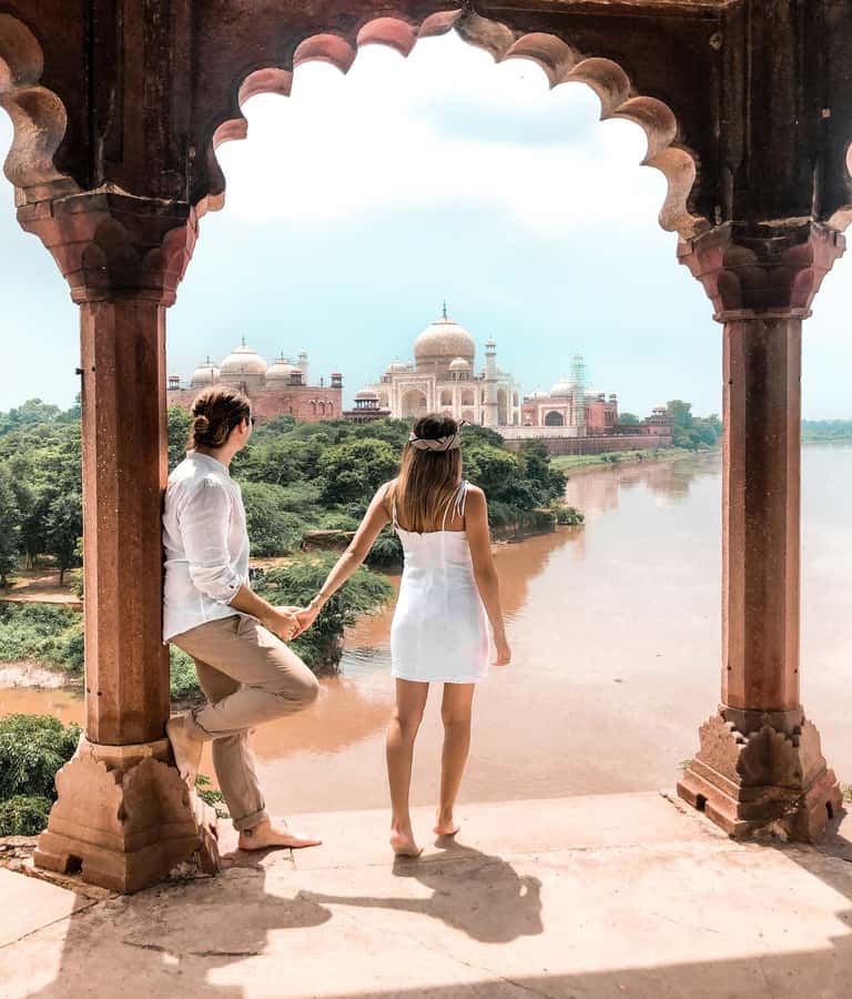 Agra Evening Tour with Sunset view Taj Mahal - Sunset View Taj Mahal from Mehtab Bagh, the big reason to book