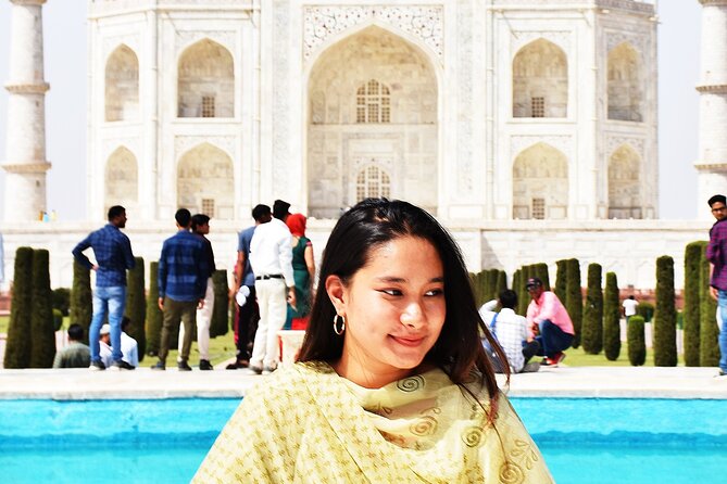 Agra Private Tour - Taj Mahal & Beyond - The Yamuna River viewpoint: Taj in panoramic mode