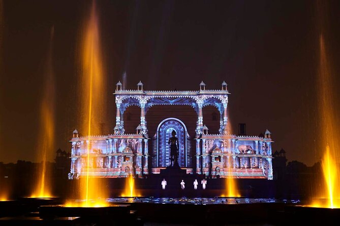 Akshardham Evening & Morning tour exhibition water fountain Show - Bottled water, pacing, and staying comfortable during a long walk