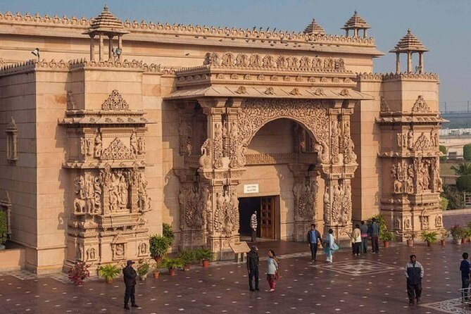 Akshardham Evening & Morning tour exhibition water fountain Show - Swaminarayan Akshardham Temple, carvings, and what you can take inside