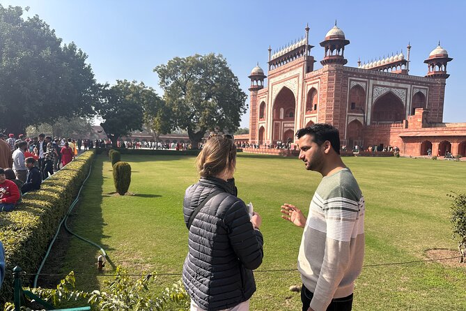 All Inclusive Taj Mahal & Agra Tour by Superfast Train From Delhi - Agra Fort: the power backdrop behind the Taj