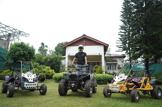 ATV RIDE at Amchong Tea Estate - Tea gardens and the Bhuaram Jodhraj stop: why it is more than just dirt