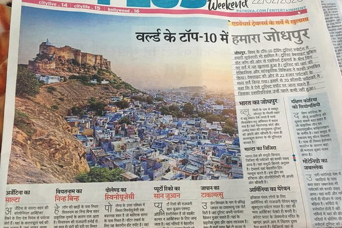 Bluecity tour by Mansingh - Old city markets, temples, and the food stops you will remember