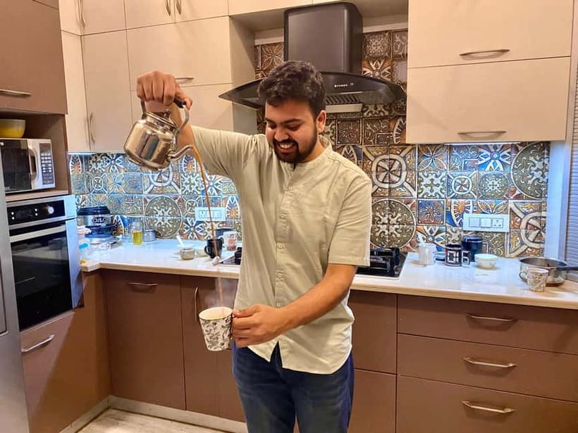 Chai Master Class - Savor Food in an Indian Family Home - North Indian breakfast pairing: the full morning snack vibe