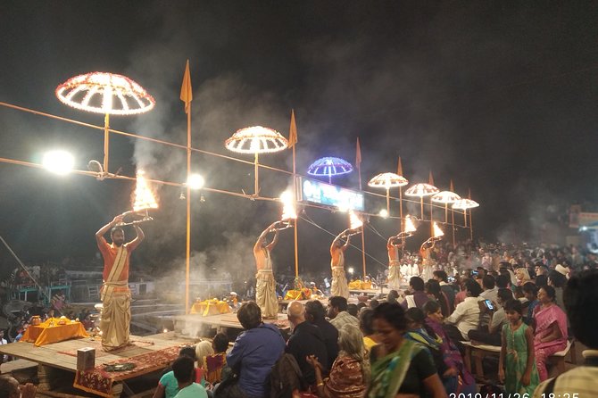 Complete Varanasi Tours - Day One: Evening Aarti Ceremony plus burning ghat and boat time