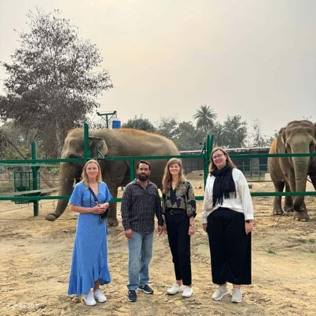 Delhi: Sunrise Taj Mahal & Elephant SOS Tour with Transfers - Agra Fort: Akbar’s red sandstone power, guided