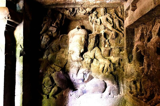 Elephanta Island Caves & Traditional Village Tour - Entering the Elephanta Caves: Shiva sculptures, guide stories, and pacing