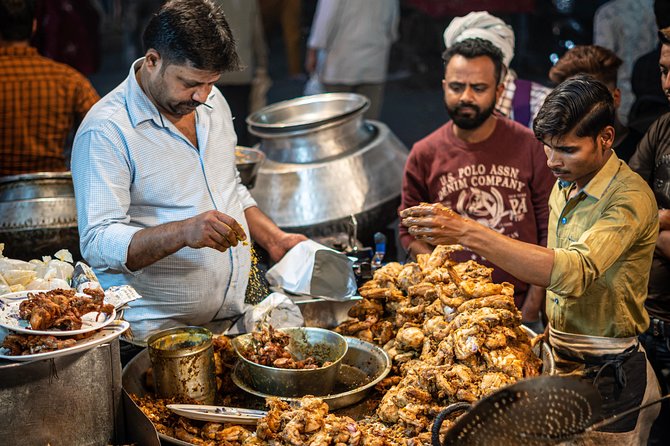 Evening Food Tour - Jama Masjid from the outside, history you can see while you walk