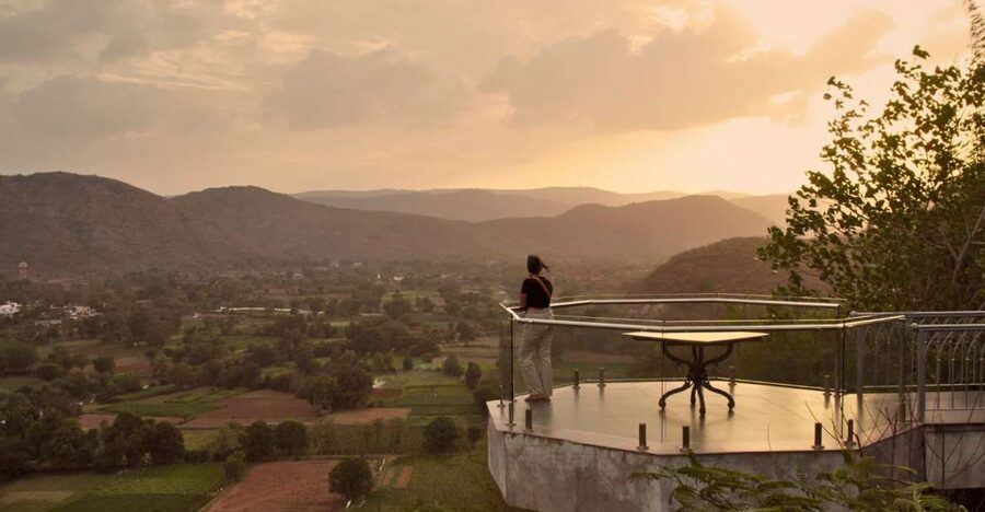 Experience Luxury: Private Museum, Vintage Car Ride - High tea by the infinity pool: the view is part of the menu