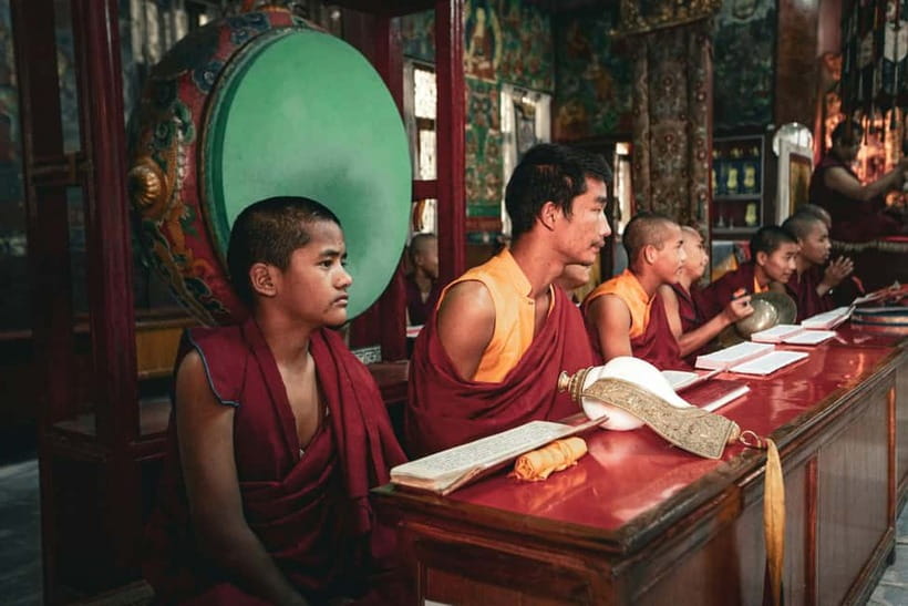 Explore Dharamshala's monasteries for Tibetan spirituality - Starting at Namgyal Monastery, where the day gets its tone
