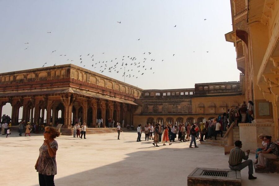 From Delhi: All-Inclusive Same-Day Jaipur Tour By Car Tour - Amber Fort: the hilltop views you came for