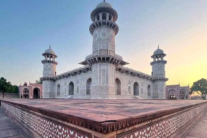 From Delhi :- Full Day Taj Mahal And Agra Fort Tour With 5<em> Lunch – Key highlights before you go’ /></p>
<ul>
<li><strong>2:30am hotel or airport pickup</strong> to reach the Taj for sunrise</li>
<li><strong>Private air-conditioned car</strong> with tolls, fuel, parking, and taxes handled</li>
<li><strong>Live guide</strong> at every key stop, with help for questions and photo pacing</li>
<li><strong>Breakfast stop at DoubleTree by Hilton Hotel Agra</strong> (included when you choose the option)</li>
<li><strong>Agra Fort plus Baby Taj (Itimad-ud-Daulah)</strong> to round out the Agra story</li>
<li><strong>Mineral water bottles included</strong>, and alcoholic drinks are not</li>
</ul>
<div class="twil" style="margin: 20px 0; padding: 15px 0;"><p>Still choosing your Taj Mahal ticket? Compare these</p><ul style="margin: 10px 0; padding: 0; list-style: none; display: grid; grid-template-columns: repeat(auto-fill, minmax(250px, 1fr)); gap: 14px;"><li style="border: 1px solid #e5e5e5; border-radius: 8px; overflow: hidden; line-height: 1.4; background: #fff;"><a href="https://indiatourreviews.com/same-day-taj-mahal-agra-fort-baby-taj-tour-from-delhi-by-car/" aria-hidden="true" tabindex="-1"><img decoding="async" style="width: 100%; height: 150px; object-fit: cover; display: block;" src="https://asset.indiatourreviews.com/wp-content/uploads/same-day-taj-mahal-agra-fort-baby-taj-tour-from-delhi-by-car-400x267.jpg" alt="" loading="lazy"></a><div style="padding: 10px 12px;"><a href="https://indiatourreviews.com/same-day-taj-mahal-agra-fort-baby-taj-tour-from-delhi-by-car/" style="font-weight: 600;">Same Day Taj Mahal, Agra Fort & Baby Taj Tour from Delhi by Car</a><br><span style="font-size: 0.82em; color: #555; margin-top: 4px;"><span style="color: #A62B4C;">★</span> 5.0 &middot; 4,304 reviews</span></div></li><li style="border: 1px solid #e5e5e5; border-radius: 8px; overflow: hidden; line-height: 1.4; background: #fff;"><a href="https://indiatourreviews.com/taj-mahal-day-tour-from-delhi-by-superfast-train-top-rated-tour/" aria-hidden="true" tabindex="-1"><img decoding="async" style="width: 100%; height: 150px; object-fit: cover; display: block;" src="https://asset.indiatourreviews.com/wp-content/uploads/taj-mahal-day-tour-from-delhi-by-superfast-train-top-rated-tour-400x267.jpg" alt="" loading="lazy"></a><div style="padding: 10px 12px;"><a href="https://indiatourreviews.com/taj-mahal-day-tour-from-delhi-by-superfast-train-top-rated-tour/" style="font-weight: 600;">Taj Mahal Day Tour from Delhi by Superfast Train – TOP RATED TOUR</a><br><span style="font-size: 0.82em; color: #555; margin-top: 4px;"><span style="color: #A62B4C;">★</span> 5.0 &middot; 4,166 reviews</span></div></li><li style="border: 1px solid #e5e5e5; border-radius: 8px; overflow: hidden; line-height: 1.4; background: #fff;"><a href="https://indiatourreviews.com/full-day-taj-mahal-agra-fort-baby-taj-tour-from-delhi-by-car/" aria-hidden="true" tabindex="-1"><img decoding="async" style="width: 100%; height: 150px; object-fit: cover; display: block;" src="https://asset.indiatourreviews.com/wp-content/uploads/full-day-taj-mahal-agra-fort-baby-taj-tour-from-delhi-by-car-400x267.jpg" alt="" loading="lazy"></a><div style="padding: 10px 12px;"><a href="https://indiatourreviews.com/full-day-taj-mahal-agra-fort-baby-taj-tour-from-delhi-by-car/" style="font-weight: 600;">Full Day Taj Mahal, Agra Fort & Baby Taj Tour from Delhi by Car</a><br><span style="font-size: 0.82em; color: #555; margin-top: 4px;"><span style="color: #A62B4C;">★</span> 5.0 &middot; 3,647 reviews</span></div></li><li style="border: 1px solid #e5e5e5; border-radius: 8px; overflow: hidden; line-height: 1.4; background: #fff;"><a href="https://indiatourreviews.com/from-delhi-taj-mahal-agra-private-day-trip-with-transfers/" aria-hidden="true" tabindex="-1"><img decoding="async" style="width: 100%; height: 150px; object-fit: cover; display: block;" src="https://asset.indiatourreviews.com/wp-content/uploads/from-delhi-taj-mahal-agra-private-day-trip-with-transfers-400x267.jpg" alt="" loading="lazy"></a><div style="padding: 10px 12px;"><a href="https://indiatourreviews.com/from-delhi-taj-mahal-agra-private-day-trip-with-transfers/" style="font-weight: 600;">From Delhi: Taj Mahal & Agra Private Day Trip with Transfers</a><br><span style="font-size: 0.82em; color: #555; margin-top: 4px;"><span style="color: #A62B4C;">★</span> 4.9 &middot; 3,181 reviews</span></div></li></ul></div><h2 id="sunrise-taj-mahal-from-delhi-the-230am-start-thats-worth-it">Sunrise Taj Mahal from Delhi, the 2:30am start that’s worth it</h2>
<p><img width="669" height="446" decoding="async" src=