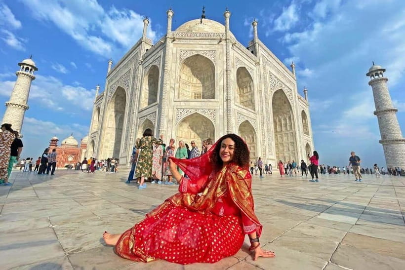 From Delhi: Sunrise Taj Mahal, Agra Fort & Baby Taj Day Tour - Private AC Car From Delhi Makes the Whole Day Easier