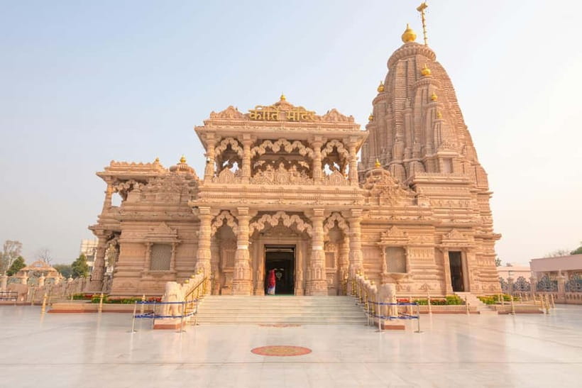 From Delhi: Taj Mahal, Agra & Mathura Tour by Car - Prem Mandir in Vrindavan: love seen through lights and devotion