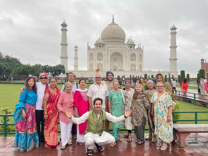 From Delhi: Taj Mahal Sunrise & Agra Tour with Tickets - The Taj Mahal at first light, with guided crowd control
