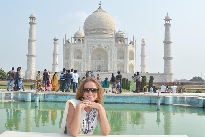 From Delhi: Taj Mahal Sunrise Tour with Elephant Conservation - The guide is the difference: context plus real photo help