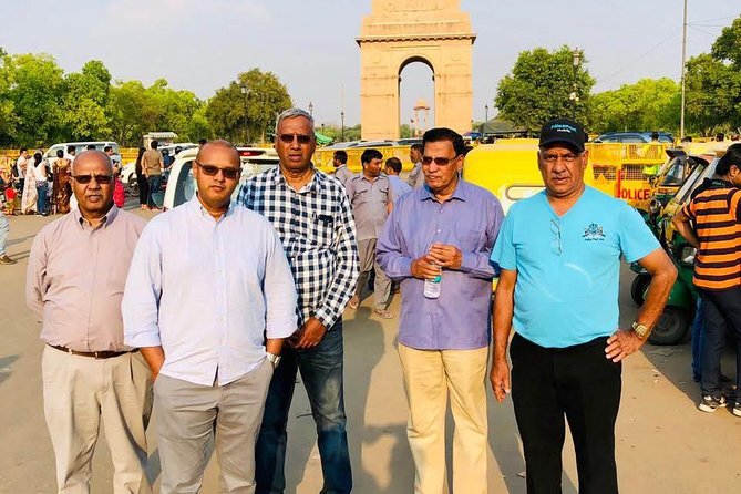 Full Day Delhi City Tour By Tuk Tuk - India Gate photo pass: quick views of government Delhi