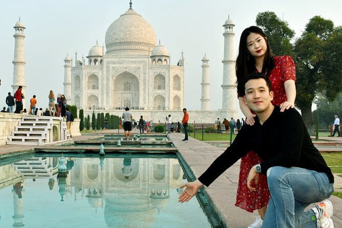 Full-Day Private Taj Mahal and Agra Fort Tour by Car from Delhi - Private, air-conditioned car and pickup timing that you can choose