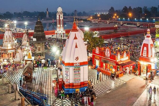 Full-Day Private Tour in Rishikesh & Haridwar - Walking Ram Jhula, the classic bridge moment in Rishikesh