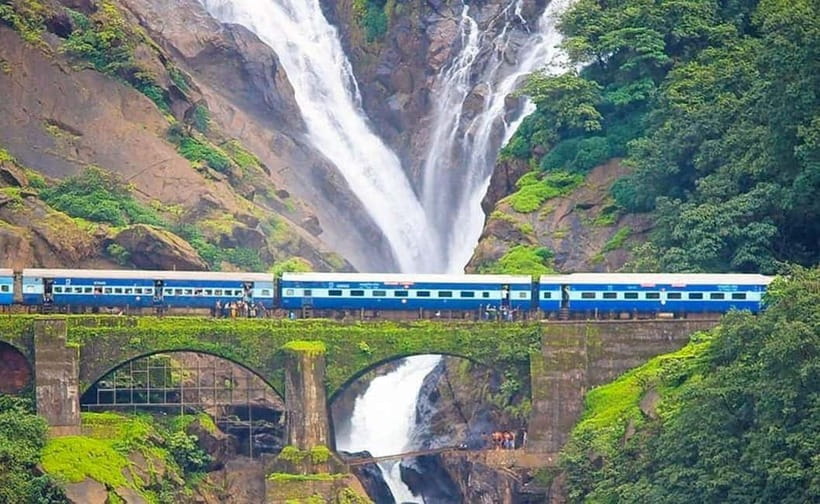 Goa: Dudhsagar Waterfall, Jeep Safari and Spice Plantation - Dudhsagar Waterfall: 310 Meters of Water and the Best Part of the Day