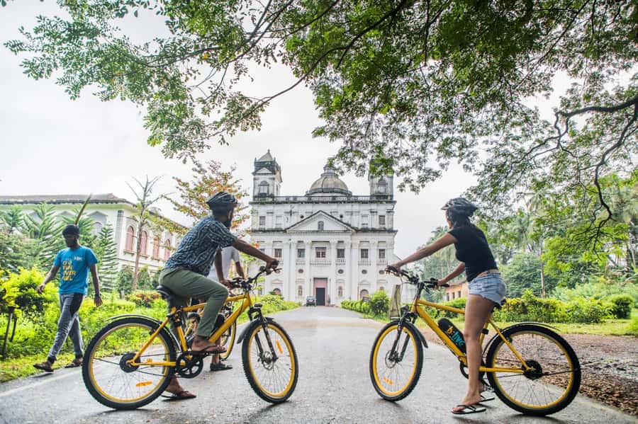 Goa: Old Goa and Divar Island E-Bike Tour with Snacks - FAQ