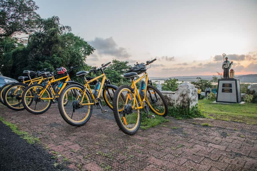 Goa: Old Goa and Divar Island E-Bike Tour with Snacks - My booking call for this Old Goa and Divar e-bike tour