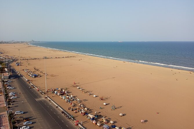 Highlights of the Chennai (Guided Half Day City Tour) - Stop 3: Chennai Lighthouse and Marina Beach views