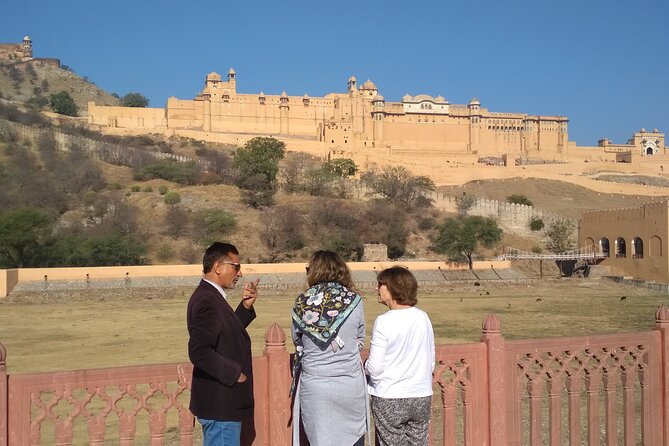 Jaipur 02 Days Private Tour with Vehicle+Professional Chauffeur - Day 1: Amer Fort, stepwell photos, and palace architecture on one loop