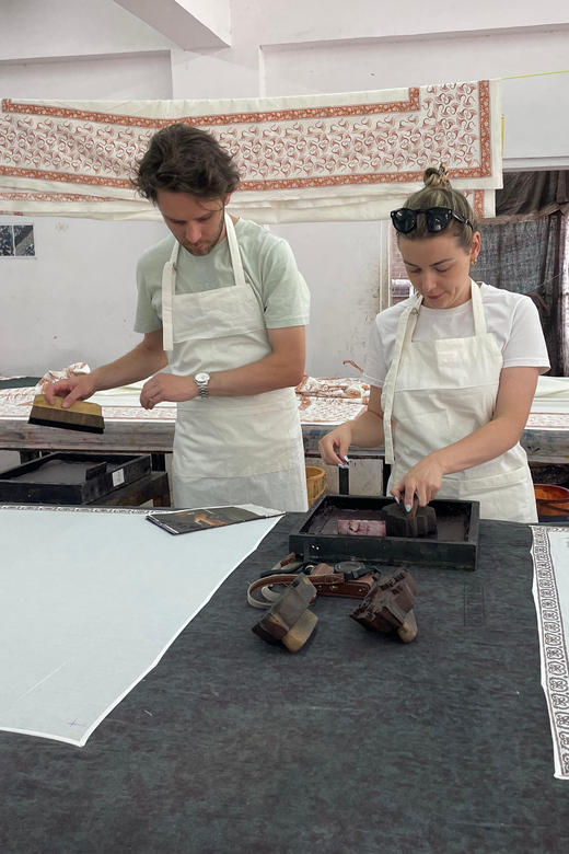 Jaipur: Block Printing Workshop and Hands-on Experience - Choosing Your Design and Fabric, Scarves, Aprons, Towels, and Table Linens