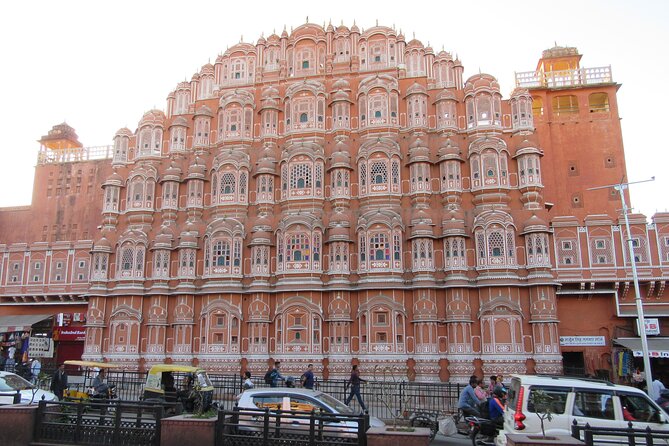 Jaipur Private Sightseeing Full Day Tour By Car and TukTuk - Jal Mahal on Man Sagar Lake: quick stop, great backdrop