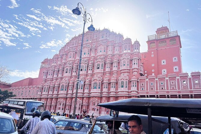 Jaipur Tuk Tuk Sightseeing Tour with Monkey Temple Sunset View - City Palace: where power shows in scale and layout