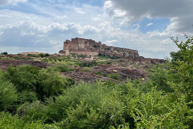 Jodhpur Blue City with Mehrangard Fort Hotel Pickup and Drop - Pachetia Hill: Blue Walls, Narrow Paths, and Wall Paintings