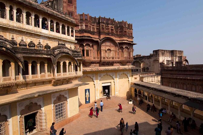 Jodhpur Half Day Heritage Tour - Jaswant Thada on the descent, a quieter counterpoint