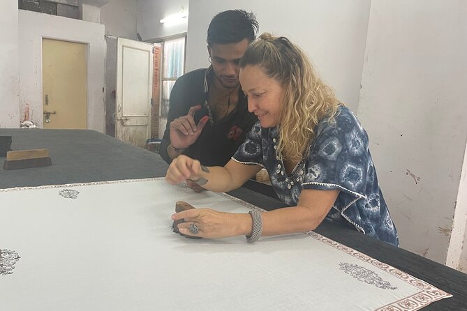 Learn Hand Block Printing Techniques & Print Your Own Fabric - Watching the Wash Process, Then Taking Your Work Home