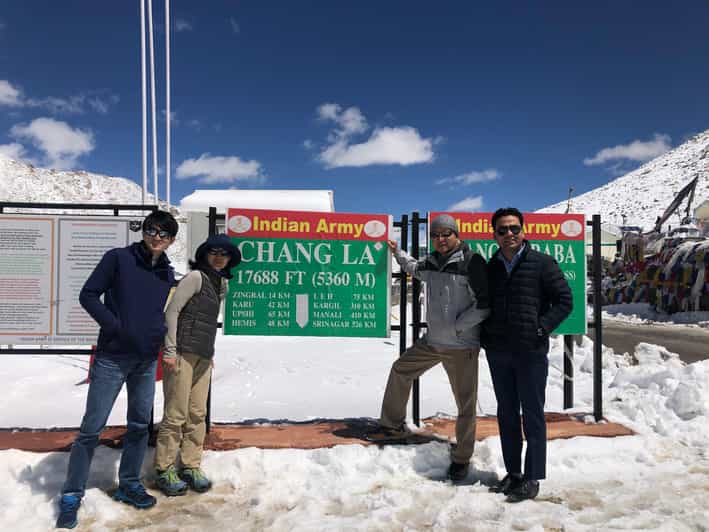 "Leh to Pangong Lake Sameday tour: A Day of Tranquil Wonders - Chang La Pass at 17,590 feet: a quick stop with huge payoff