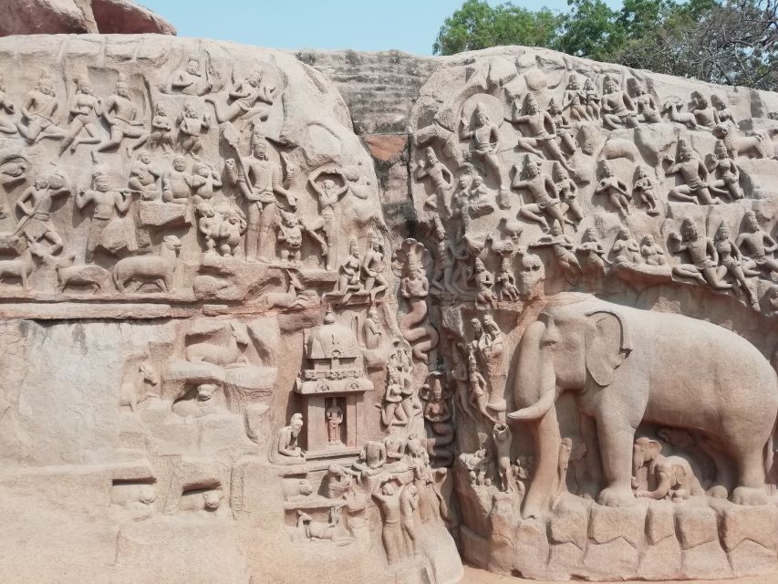 Mahabalipuram: Private Guided tour from Chennai with lunch - Arjuna’s Penance: The 100-Foot Bas-Relief Scene You Should Slow Down
