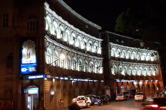 Mumbai After Dark: Private Night Tour with AC Transfers - Gateway of India after dark, with Taj Mahal Palace in view
