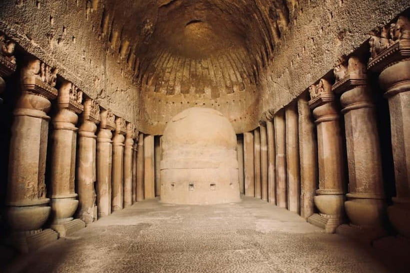 Mumbai: Buddhist Kanheri Caves with Golden Pagoda Temple - Kanheri Caves: Volcanic Basalt, Monks, and a Lot More Than One Big Cave