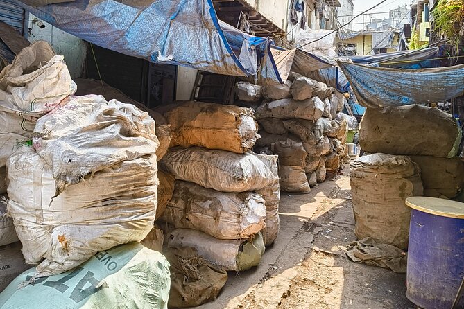 "Mumbai - Dharavi Slum Tour" - Residential Dharavi: markets, schools, leather work, and pot making