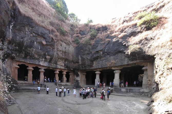 Mumbai Elephanta Caves Private Half-Day Tour including Guide - Entering the Shiva Cave, where the main carvings hit hardest