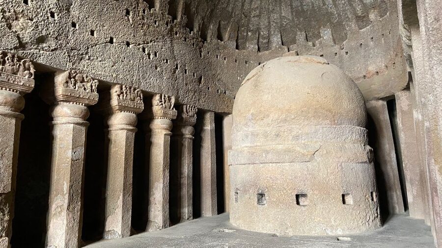 Mumbai: Kanheri Caves and The Golden Pagoda Temple - Golden Vipassana Pagoda: what makes it feel special