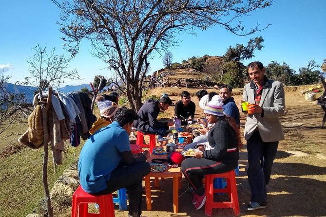 Nagtibba Trek (Dehradun to Dehradun) - Day 1 to the Tent Camp: Sunset, Tea, and Simple Mountain Living