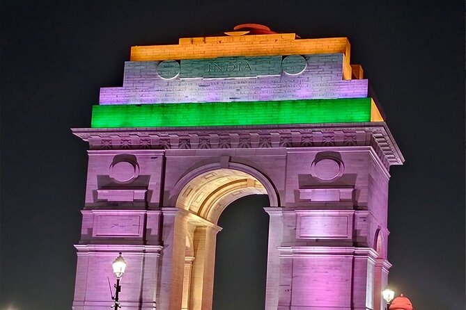 Night View of Delhi Tour - 4 Hrs - Pickup, car comfort, and how the evening timing can shift