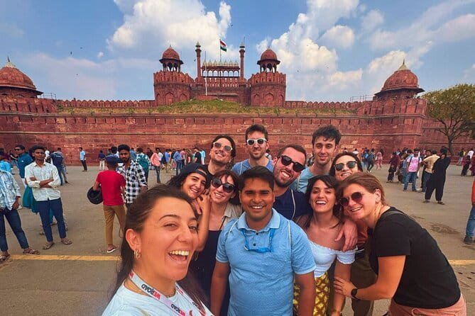 Old Delhi Street Food and Spice Market Tour - Jama Masjid area: food lanes near a major landmark