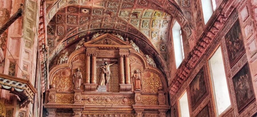 Old Goa: Walking Tour of Heritage Churches - Church of St. Catherine: Portugal arrives, and locals connect the dots
