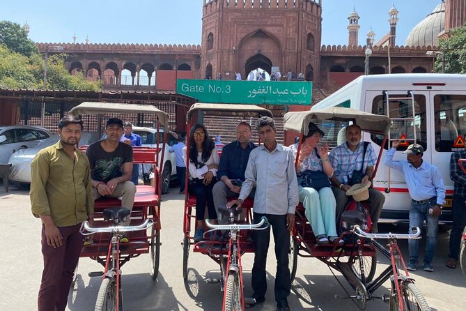 Old & New Delhi Full or Half Day Sightseeing Tour - Chandni Chowk by rickshaw: shops, snacks, and wedding-corridor energy