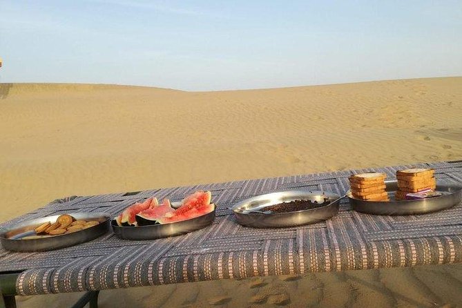 One Night One Day Desert Safari Tour - Sunset, campfire dinner, and sleeping under the stars